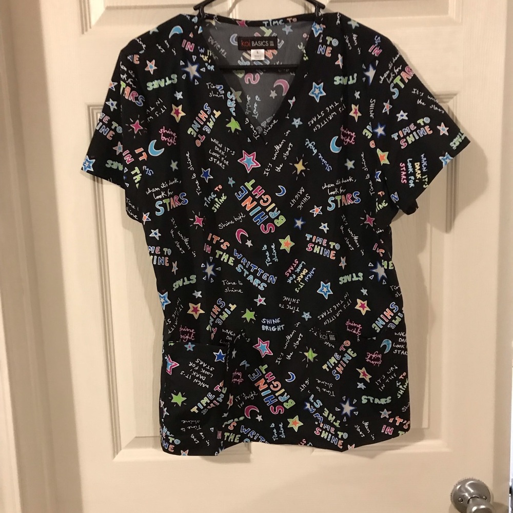 Women’s Koi scrub top